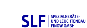 Logo SLF GmbH, Spezialgeräte und Leuchtenbau Finow GmbH